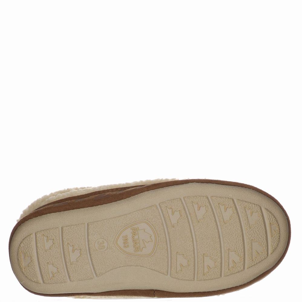 Beige Women's Pajar Calia Slippers | GTF8059VG