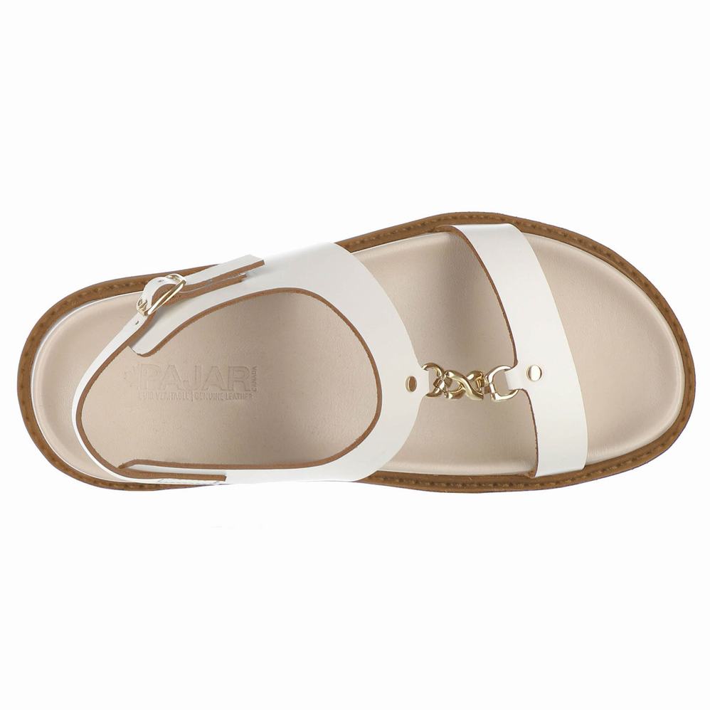 Beige Women's Pajar Romana Sandals | CLU6778VN