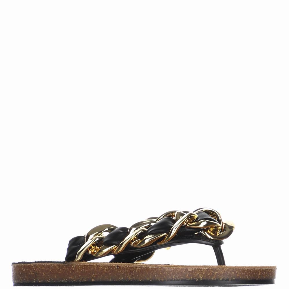 Black Gold Women's Pajar Aruba Cadena Grande Sandals | SXZ2118WV