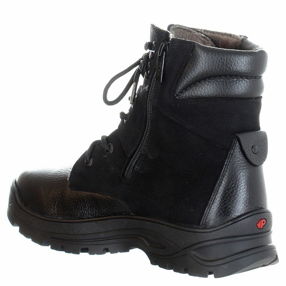 Black Men's Pajar Alex G Ice Gripper Winter Boots | PSZ1011LV