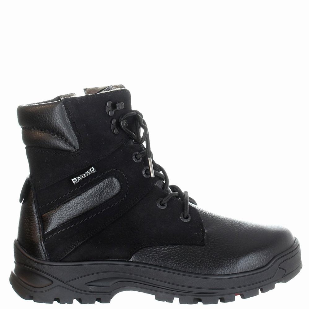 Black Men\'s Pajar Alex G Ice Gripper Winter Boots | PSZ1011LV