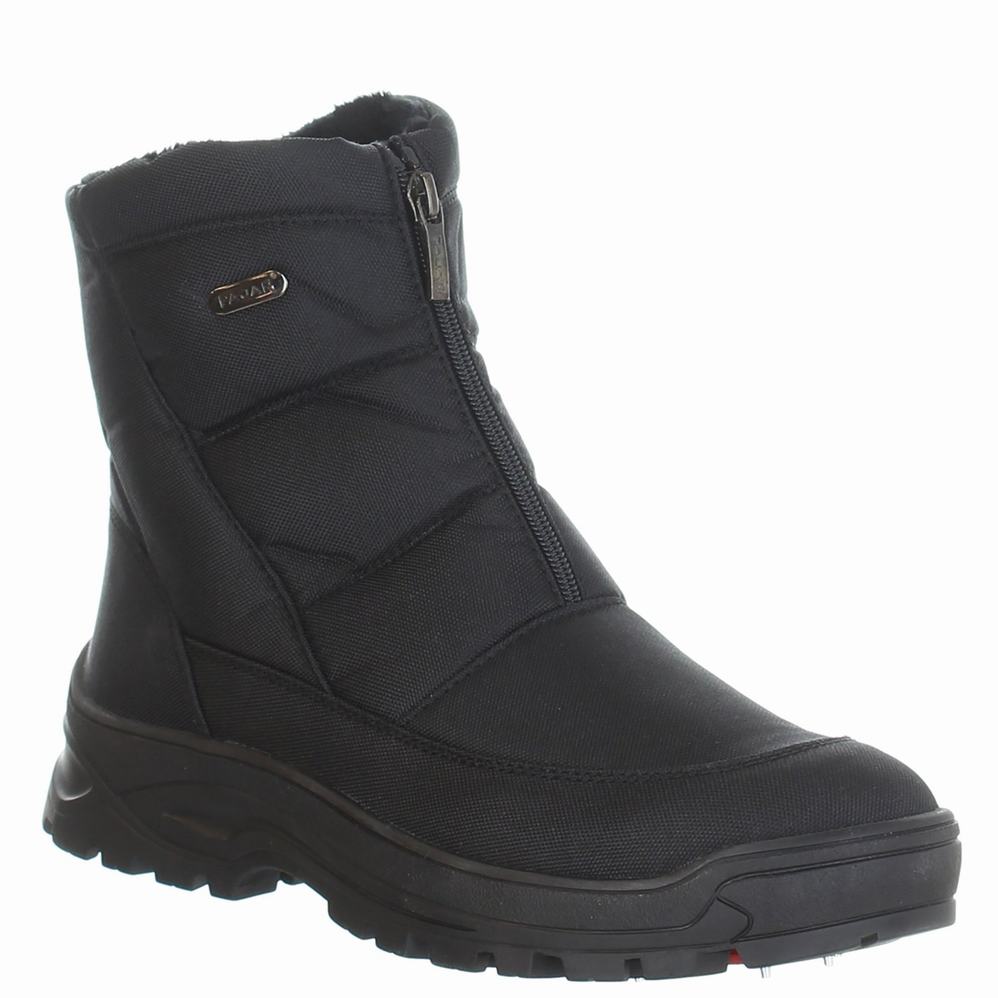 Black Men's Pajar Icepack Ice Gripper Snow Boots | FFR3260GI