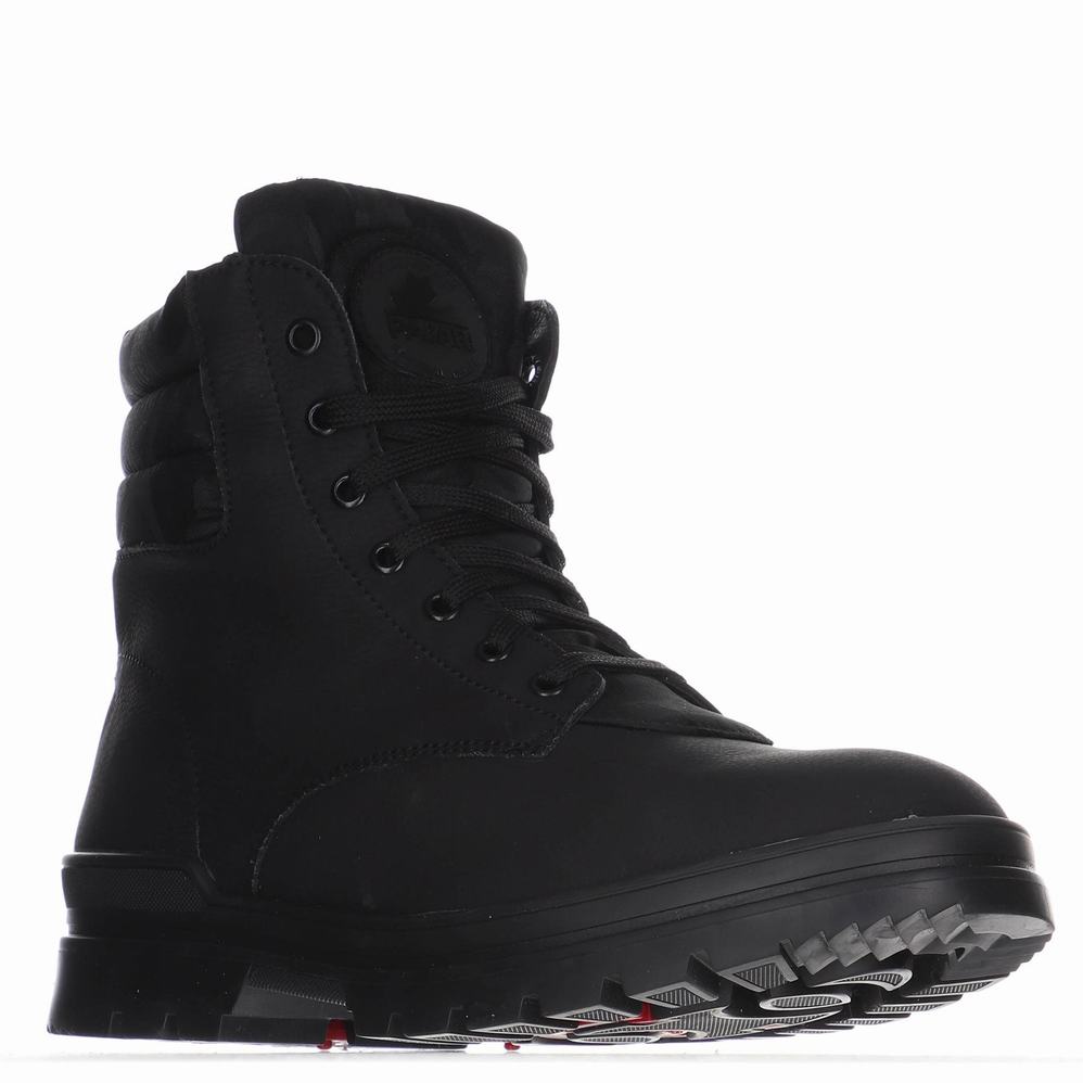 Black Men's Pajar Mav Boots | POF5696YC