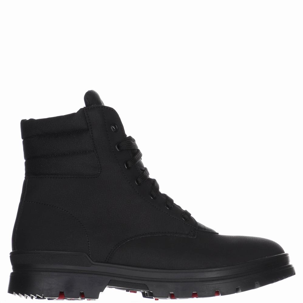 Black Men\'s Pajar Mav Boots | POF5696YC