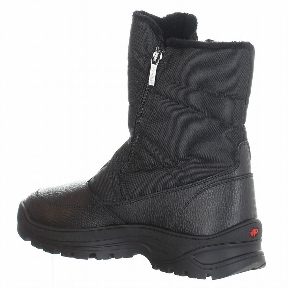 Black Men's Pajar Mirko Ice Gripper Snow Boots | RSJ8047OB