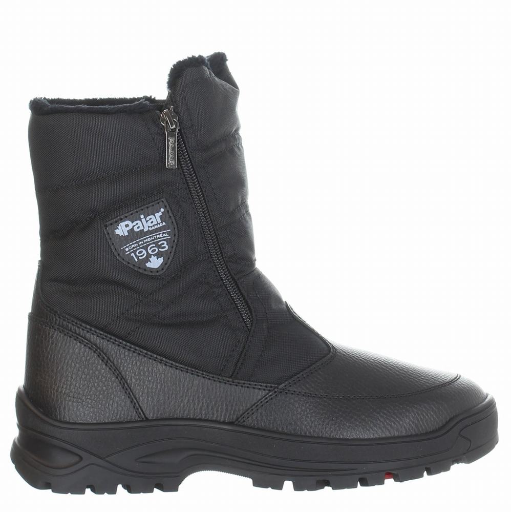 Black Men\'s Pajar Mirko Ice Gripper Snow Boots | RSJ8047OB