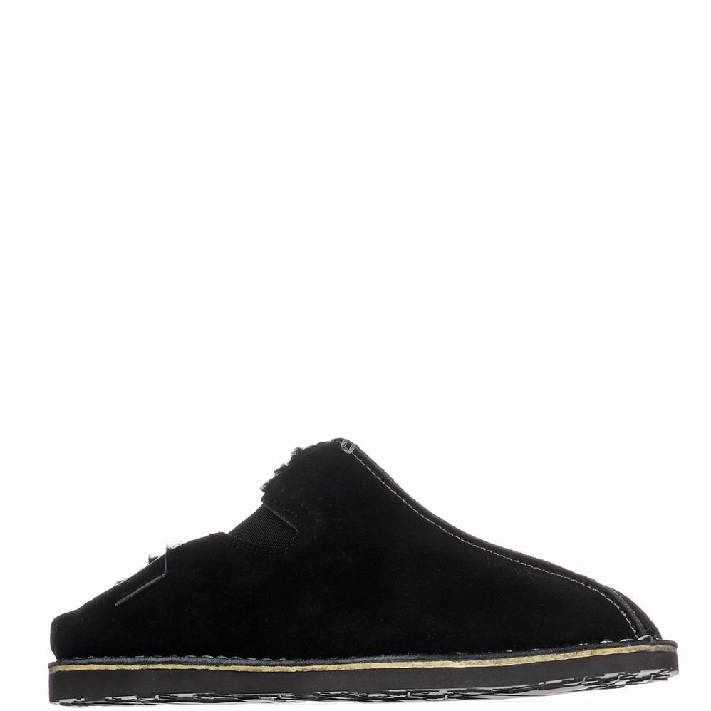 Black Men's Pajar Muller Slippers | SQD759XC