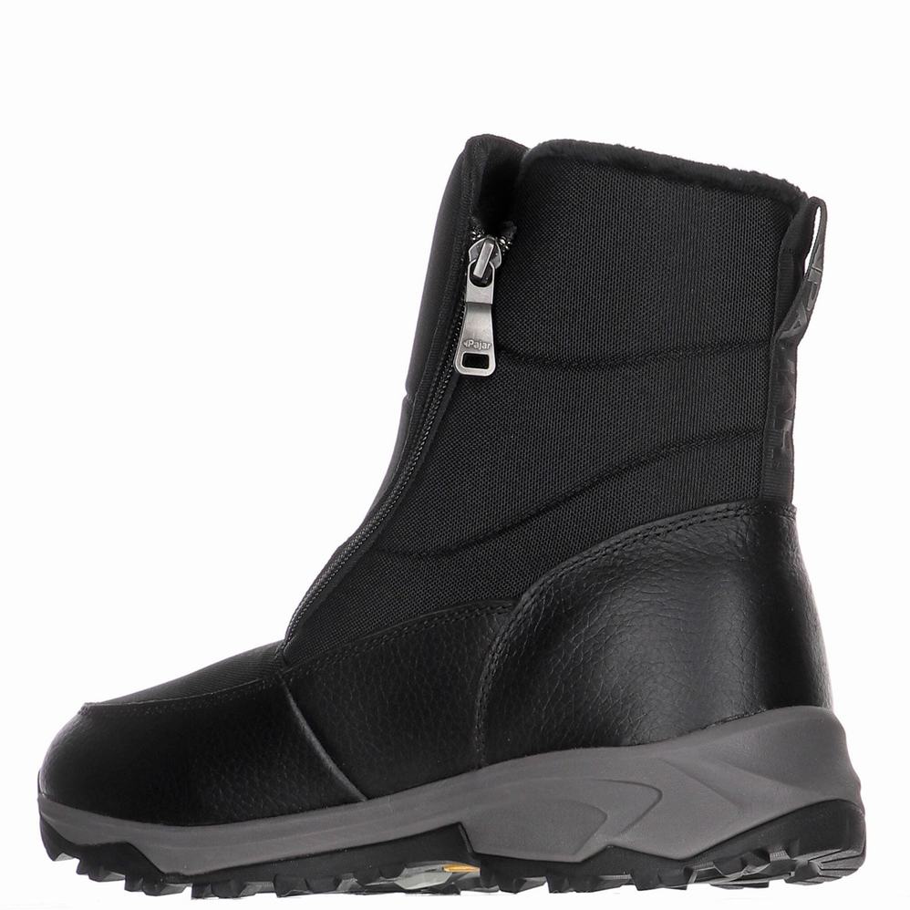 Black Men's Pajar Rawlings Ice Gripper Snow Boots | XZZ8240ZZ