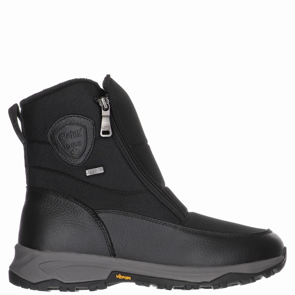 Black Men\'s Pajar Rawlings Ice Gripper Snow Boots | XZZ8240ZZ