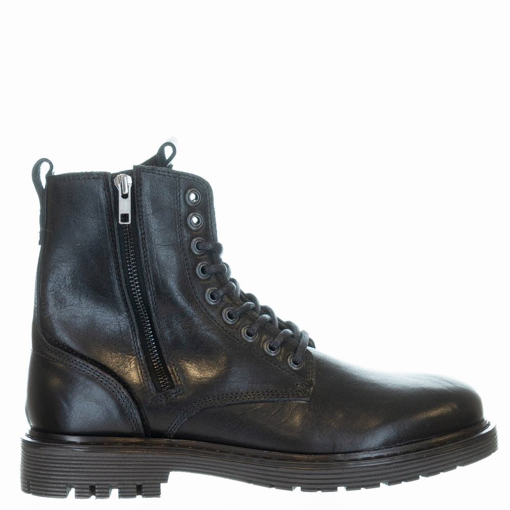 Black Men\'s Pajar Rocky Boots | LOR2460CH