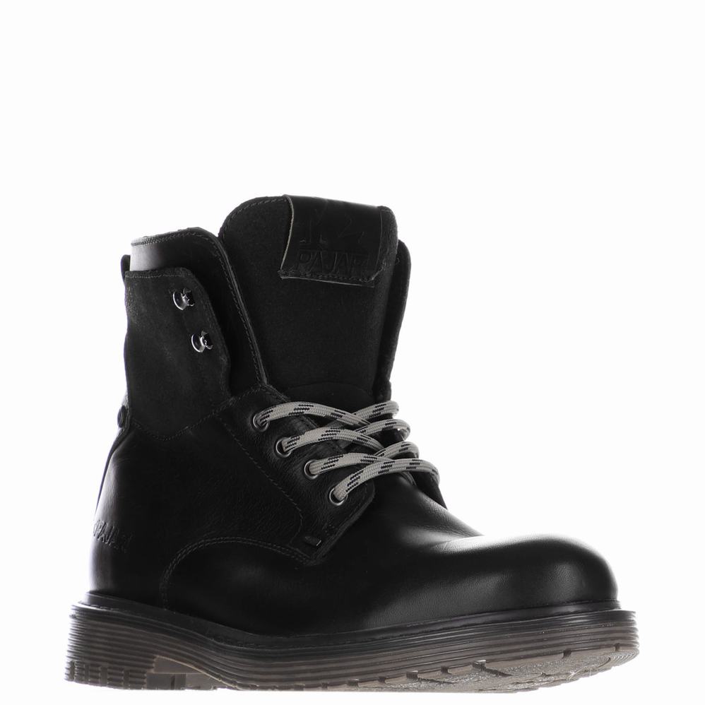 Black Men's Pajar Royce Boots | JJN382KL