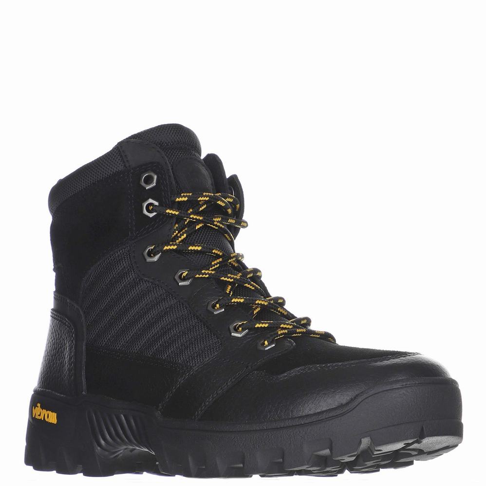 Black Men's Pajar Sedman Ice Gripper Winter Boots | NJT5860II