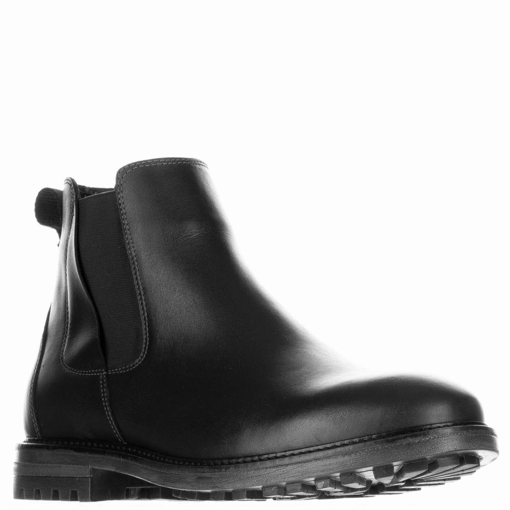 Black Men's Pajar Simon P Boots | UYD2471EB