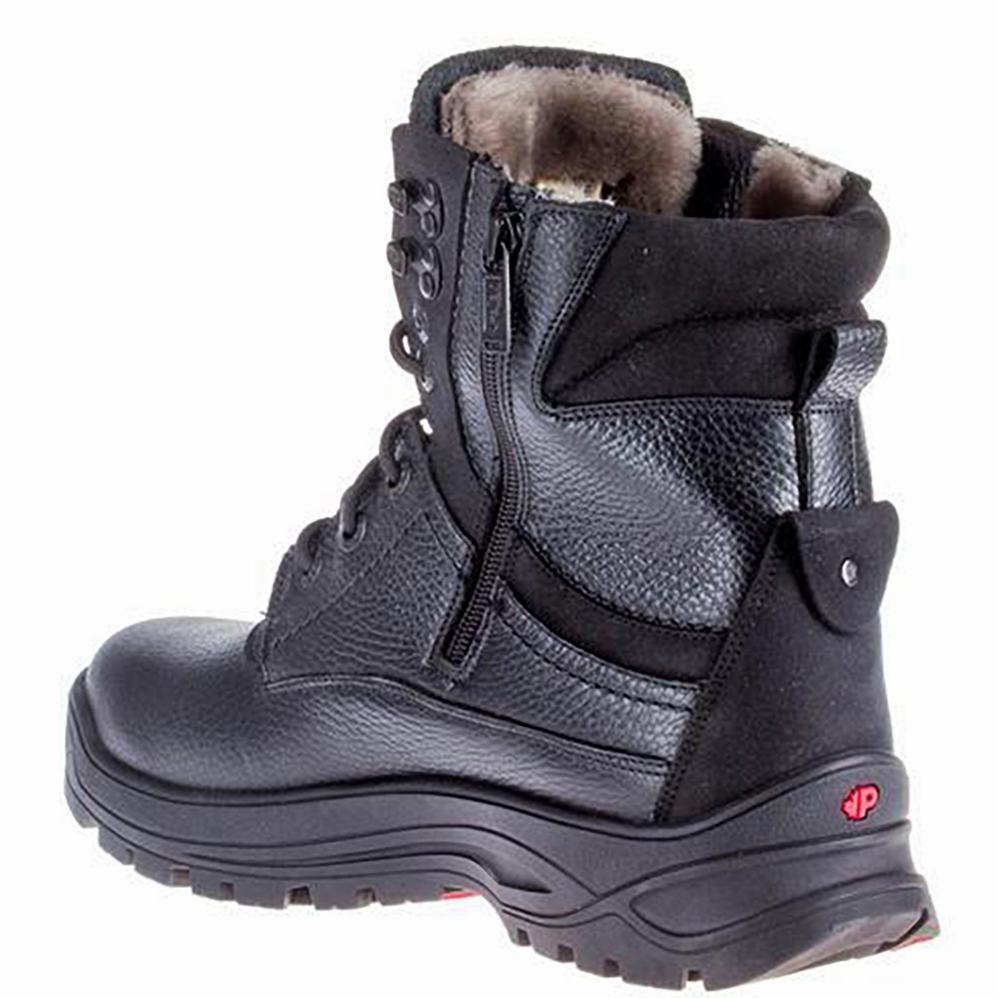 Black Men's Pajar Thomas G Ice Gripper Winter Boots | OYN6891QP