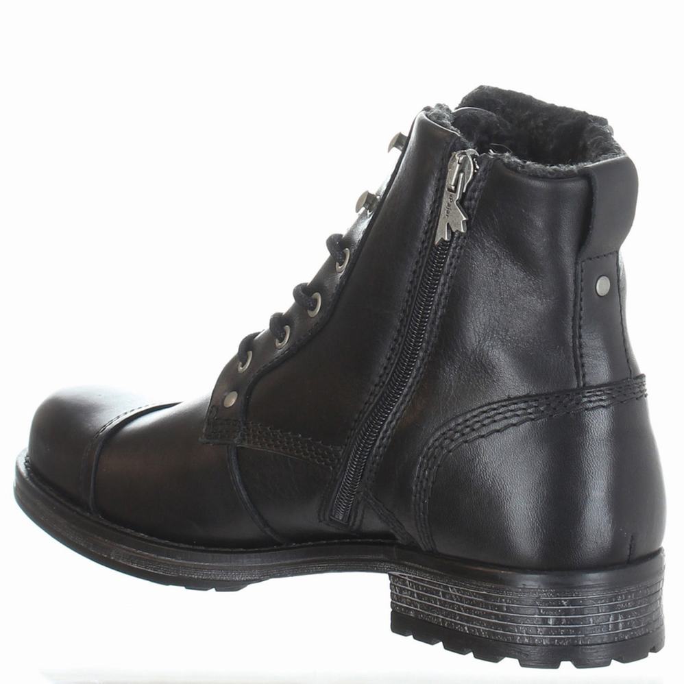 Black Men's Pajar Track Boots | TRO3646PU