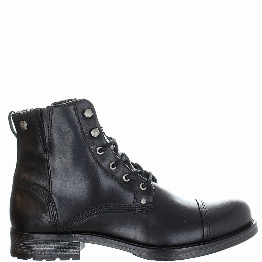 Black Men\'s Pajar Track Boots | TRO3646PU