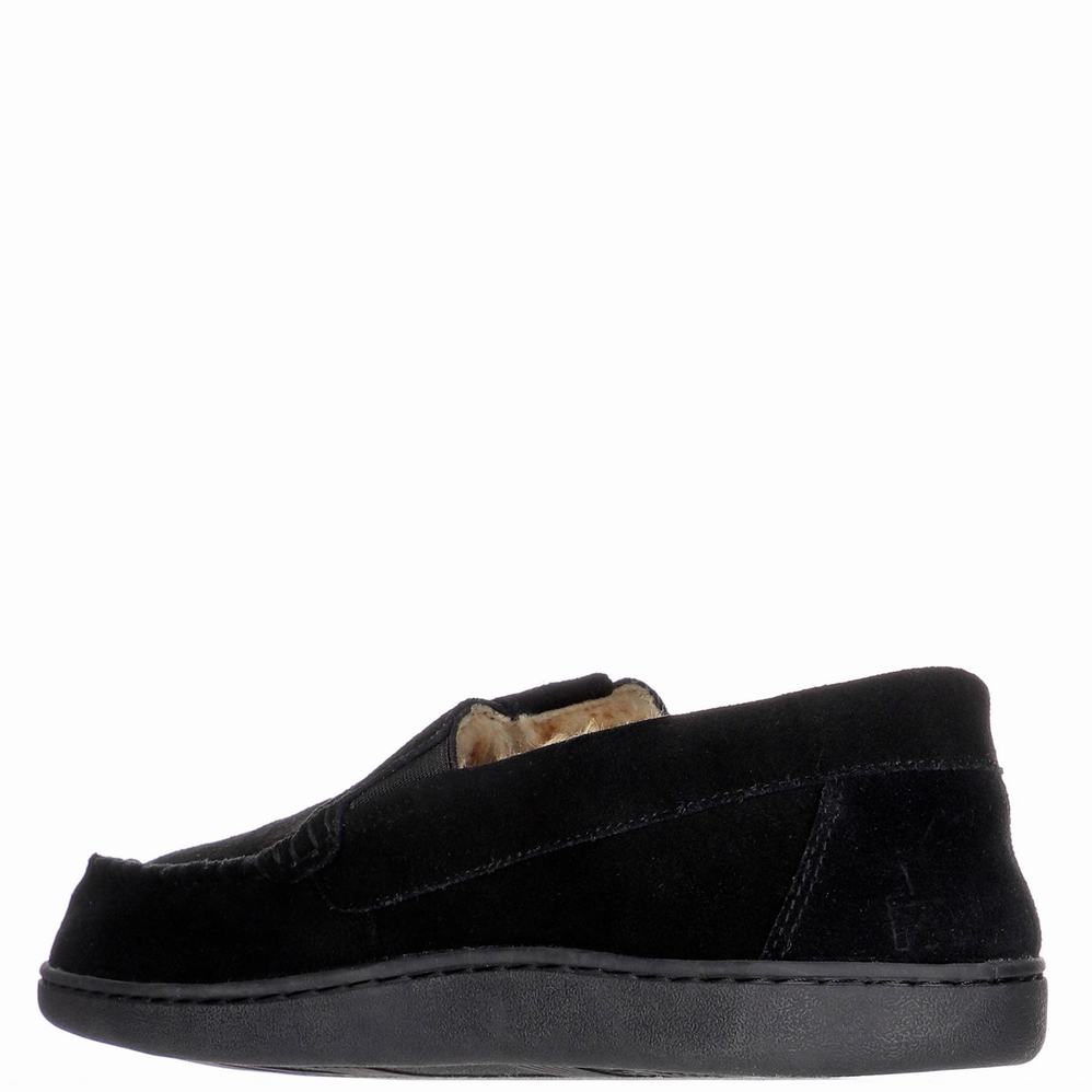 Black Men's Pajar Veneto Slippers | SRA6938SJ