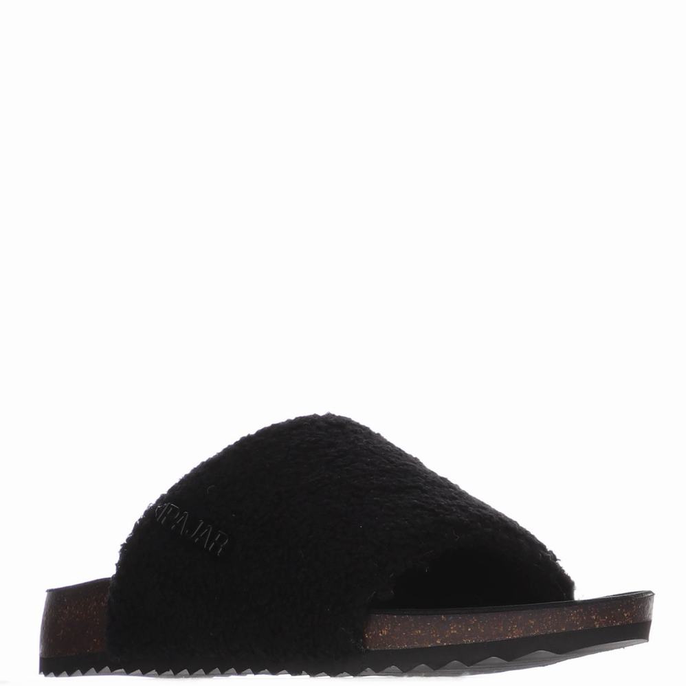 Black Women's Pajar Beal Slippers | QLV3759XO