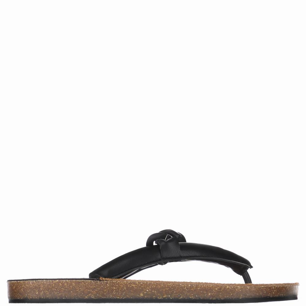 Black Women\'s Pajar Calipso Cadena Sandals | CJM564CO