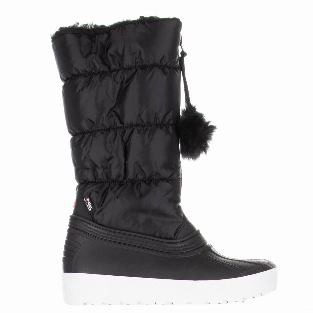 Black Women\'s Pajar Fay 2.0 Ice Gripper Snow Boots | VJV1314NY