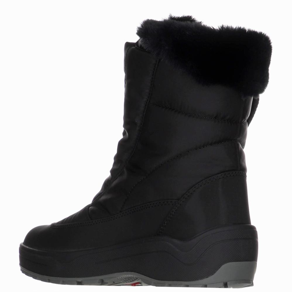 Black Women's Pajar Kimmi-2 Ice Gripper Snow Boots | GXX673UK