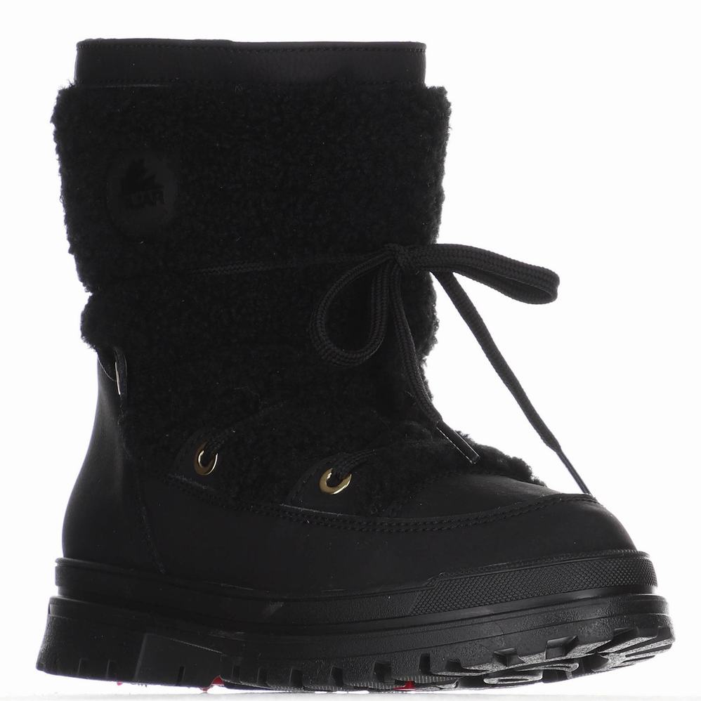 Black Women's Pajar Maxine Ice Gripper Winter Boots | VMV4823VN