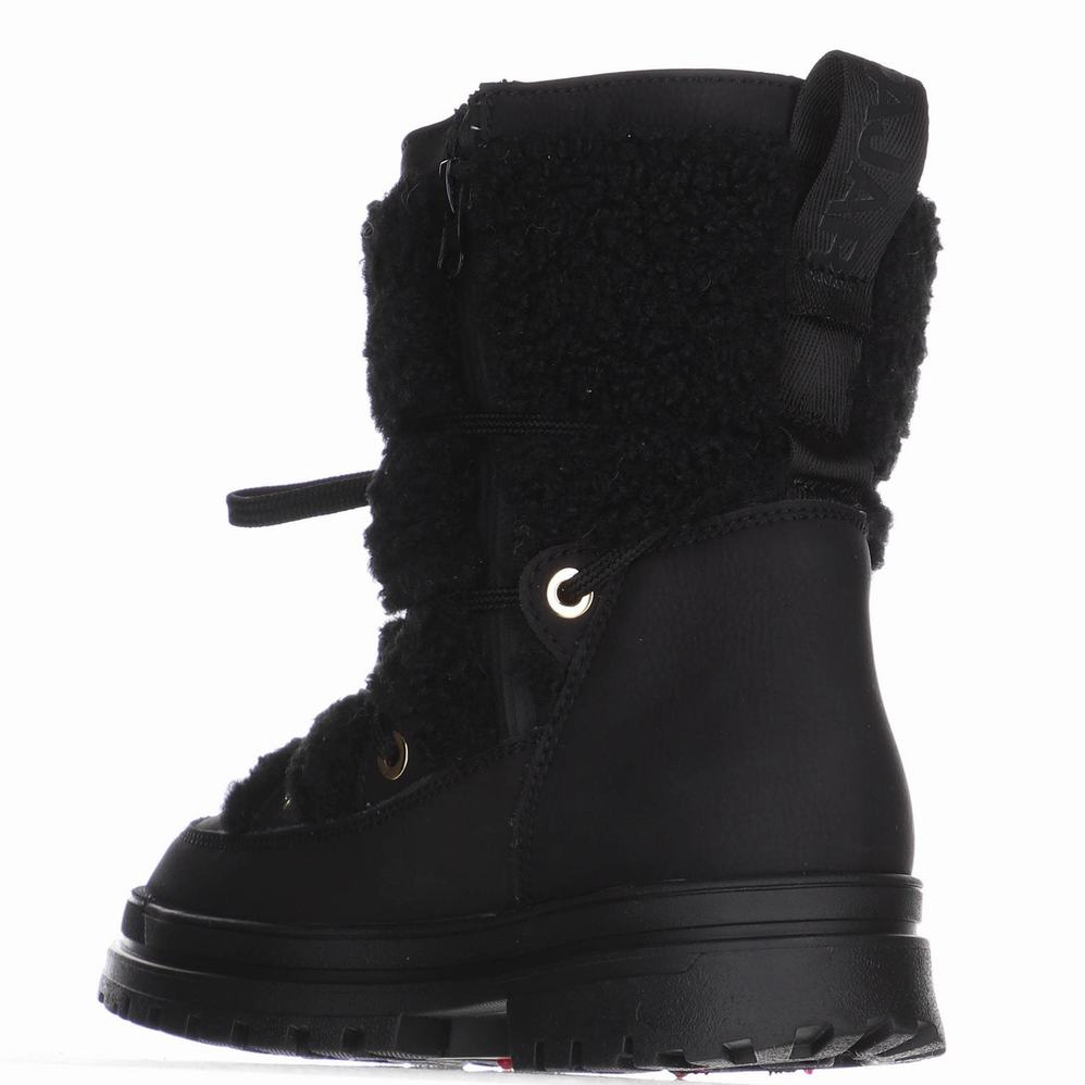 Black Women's Pajar Maxine Ice Gripper Winter Boots | VMV4823VN