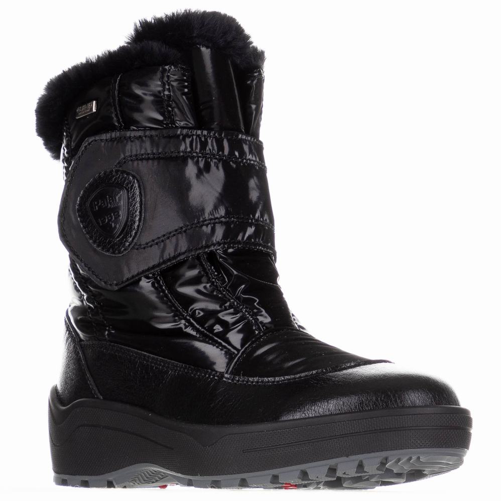 Black Women's Pajar Moscou 3.0 Ice Gripper Snow Boots | ONE4073NV