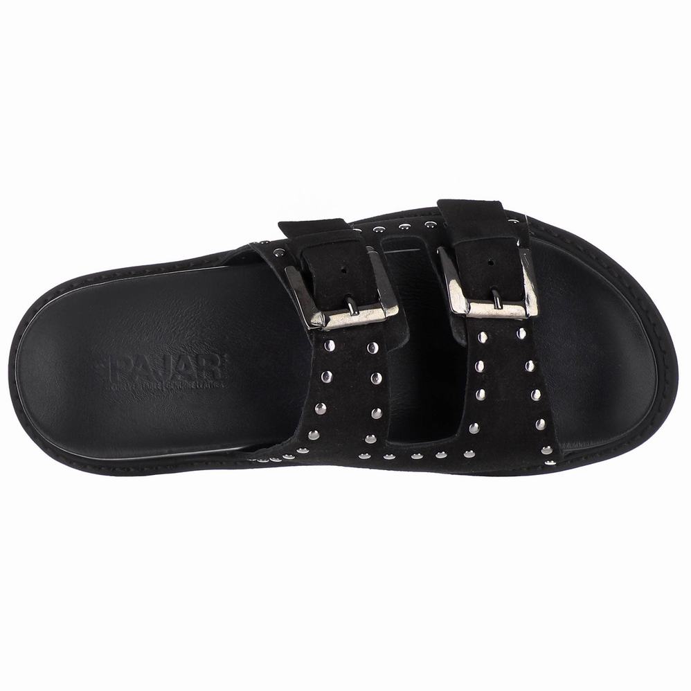 Black Women's Pajar Olyana Sandals | LVI6683WK