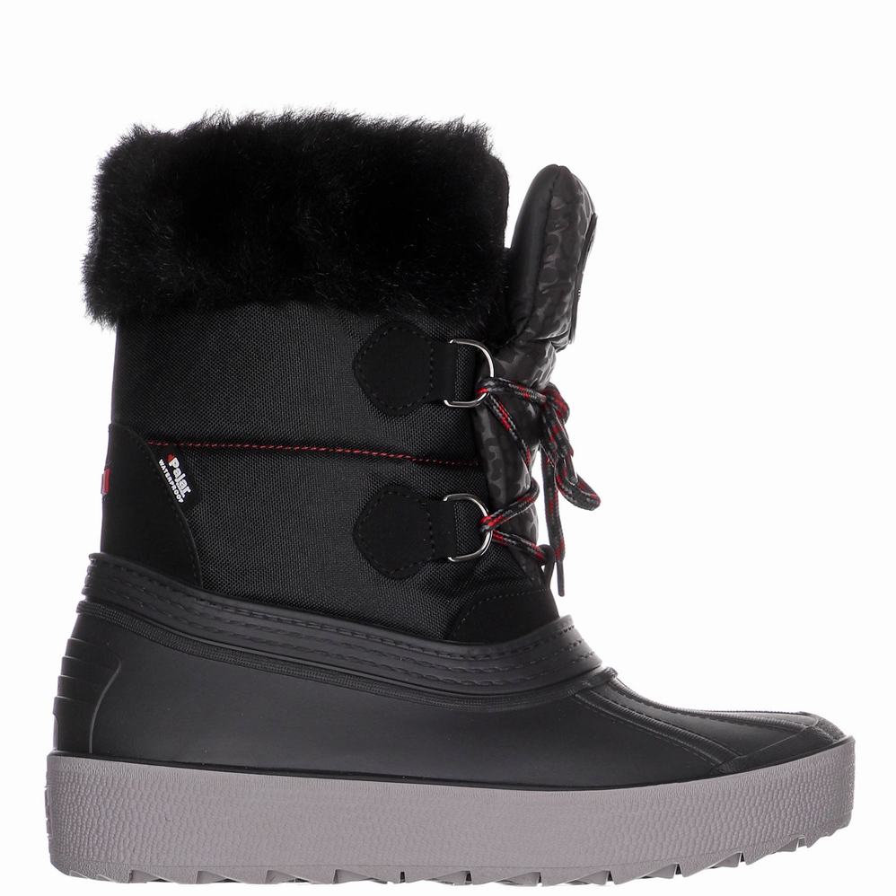 Black Women\'s Pajar Opal Ice Gripper Snow Boots | MSE4864XZ