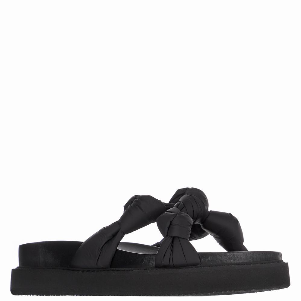 Black Women's Pajar Polyana Sandals | UNK9512GY