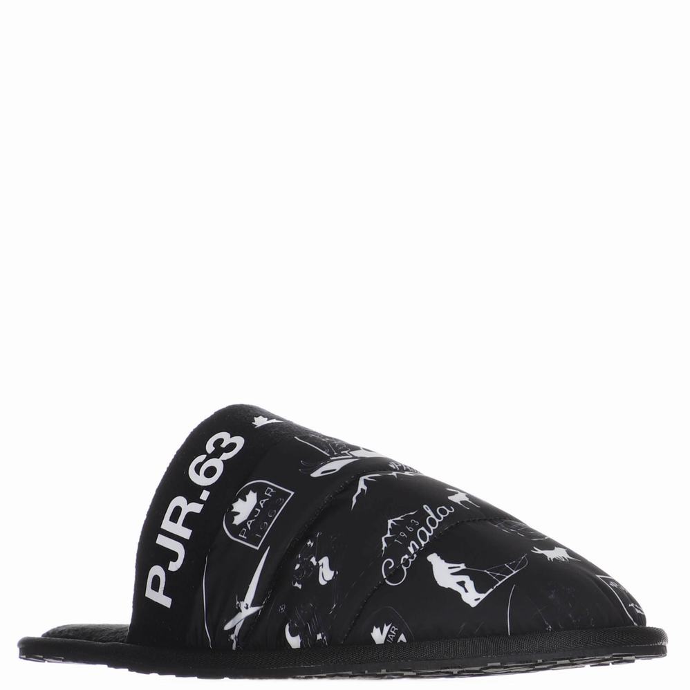 Black Women's Pajar Stevie Slippers | CAR6932XL