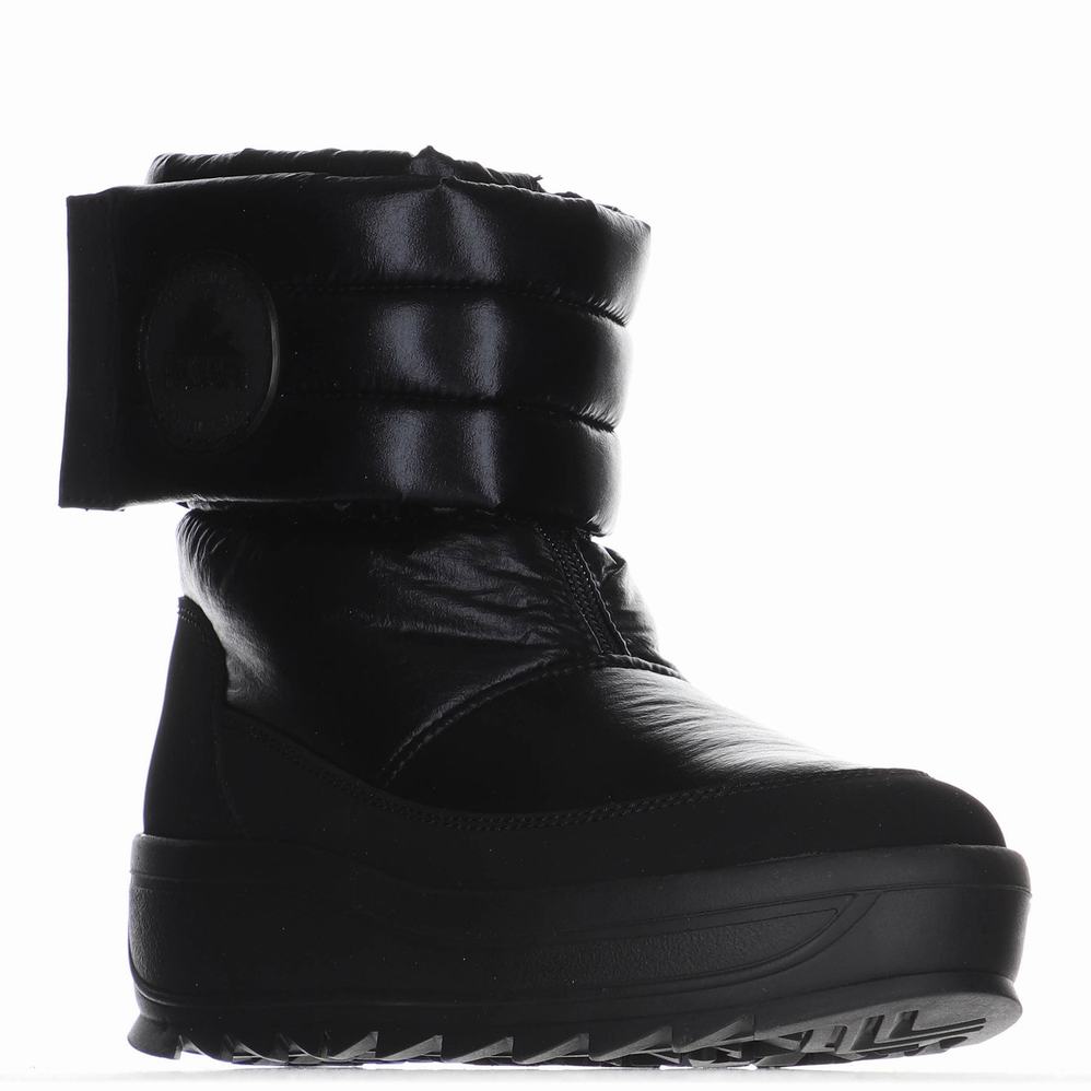 Black Women's Pajar Tarina Ice Gripper Snow Boots | DEL2014PK