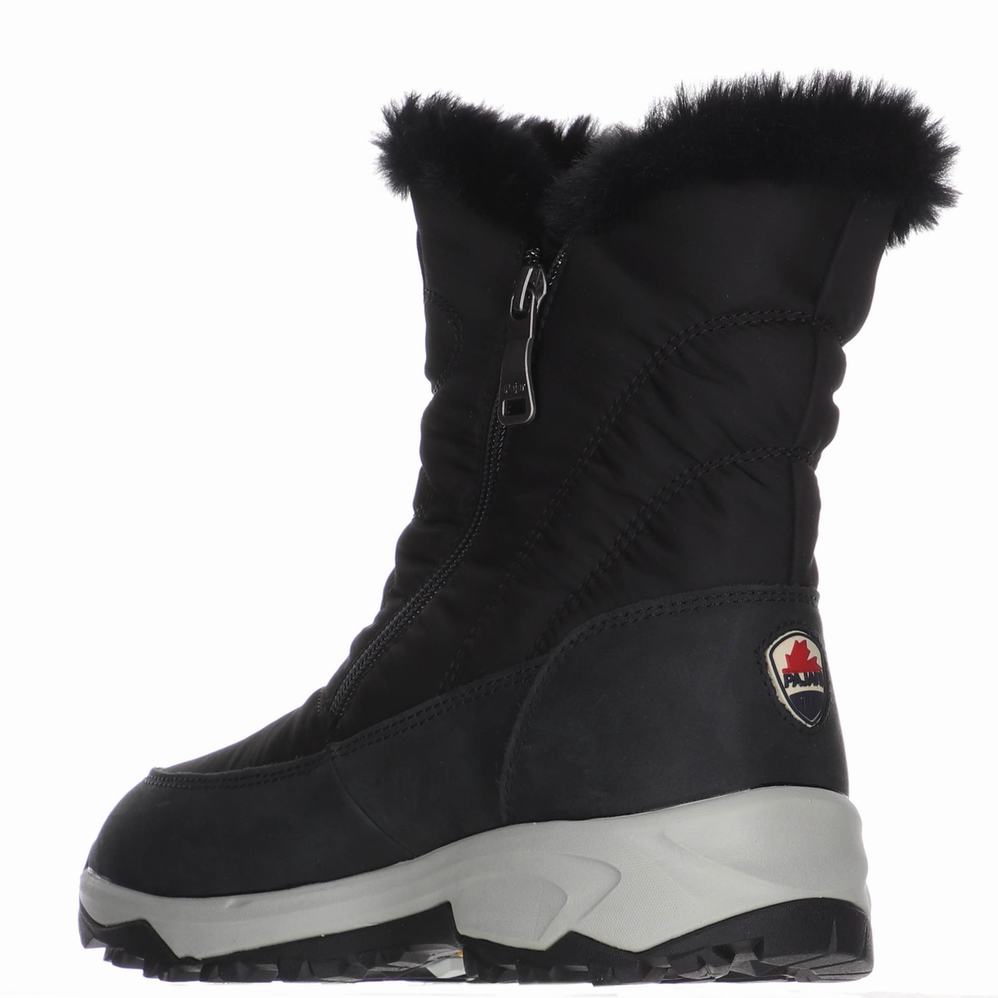 Black Women's Pajar Tiare Ice Gripper Snow Boots | DTG2912YX