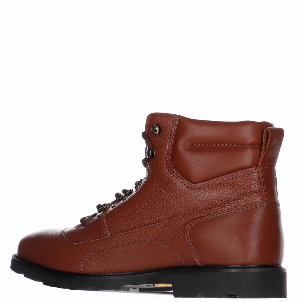 Brown Men's Pajar Jeff Boots | VWB6456OA