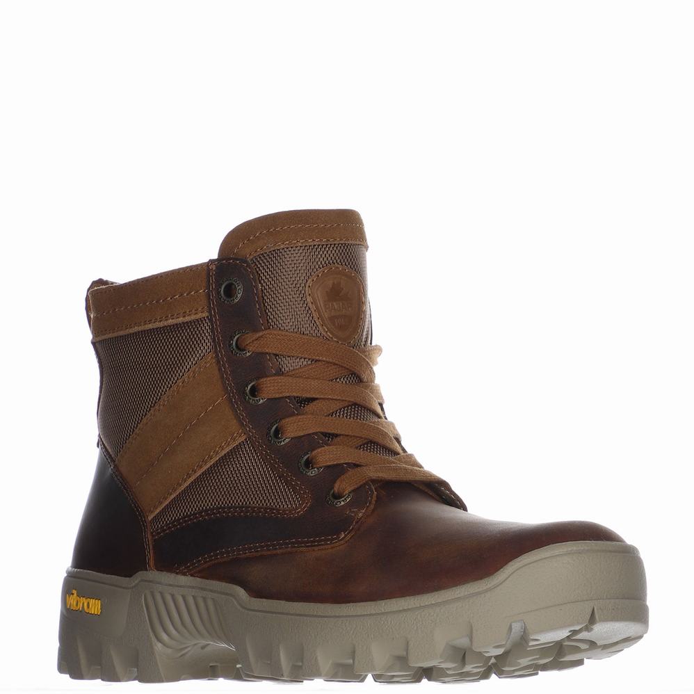 Brown Men's Pajar Sarge Boots | OSG4727TA