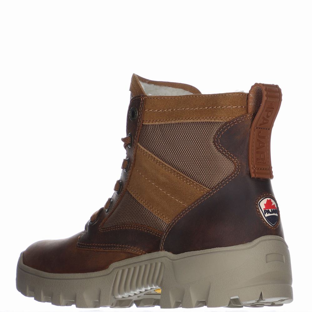 Brown Men's Pajar Sarge Boots | OSG4727TA