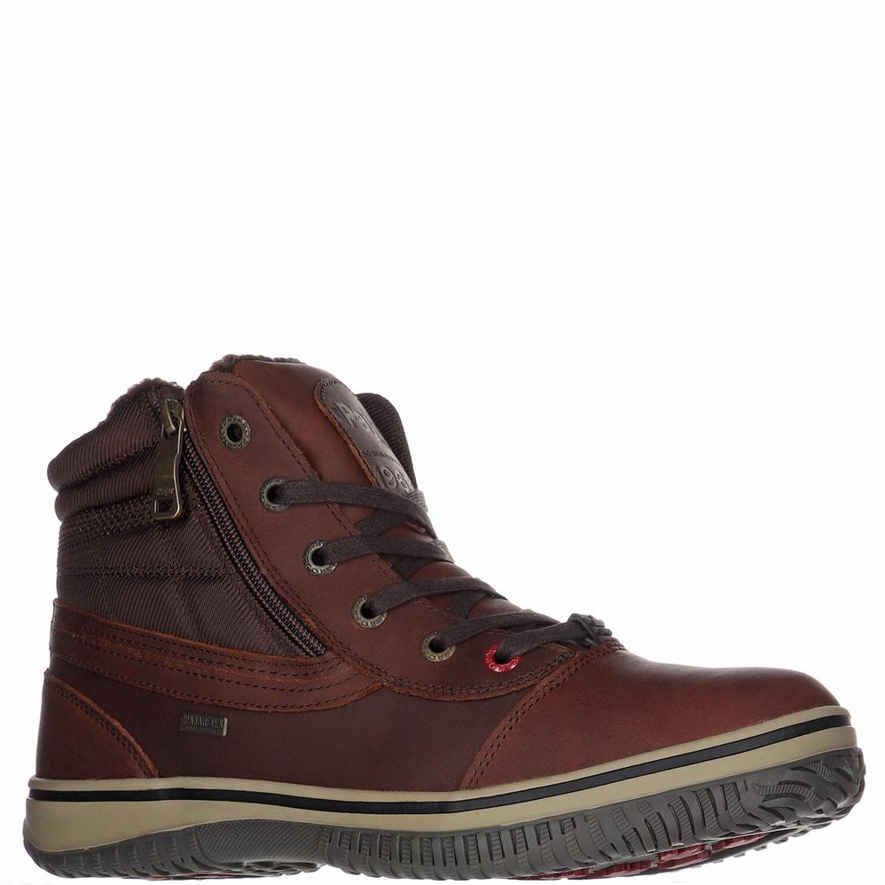 Brown Men's Pajar Tavin Ice Gripper Winter Boots | CHX949SC