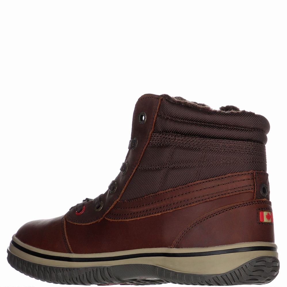 Brown Men's Pajar Tavin Ice Gripper Winter Boots | CHX949SC