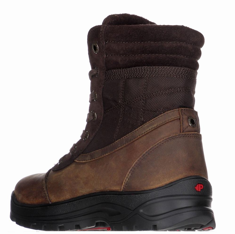 Brown Men's Pajar Trooper Ig Ice Gripper Winter Boots | KLF6932HO