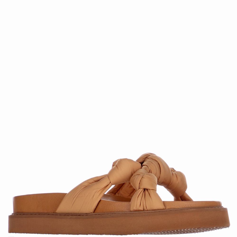 Brown Women's Pajar Polyana Sandals | QIZ1554IJ