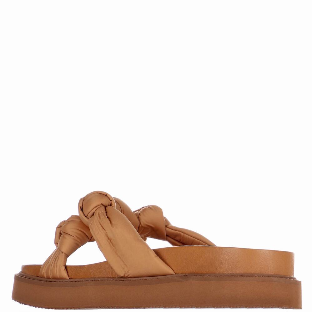 Brown Women's Pajar Polyana Sandals | QIZ1554IJ