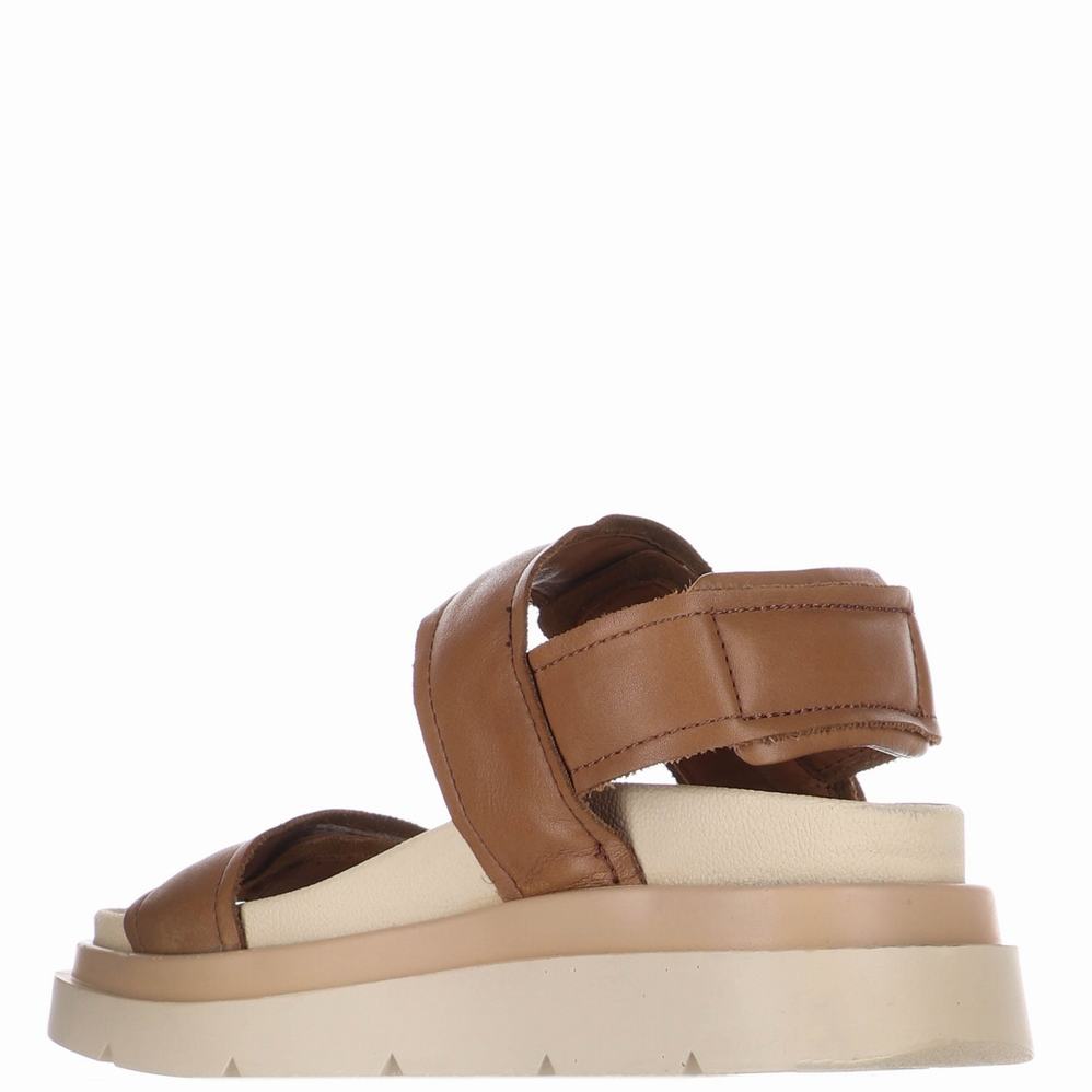 Brown Women's Pajar Stana Sandals | NWR9822VL