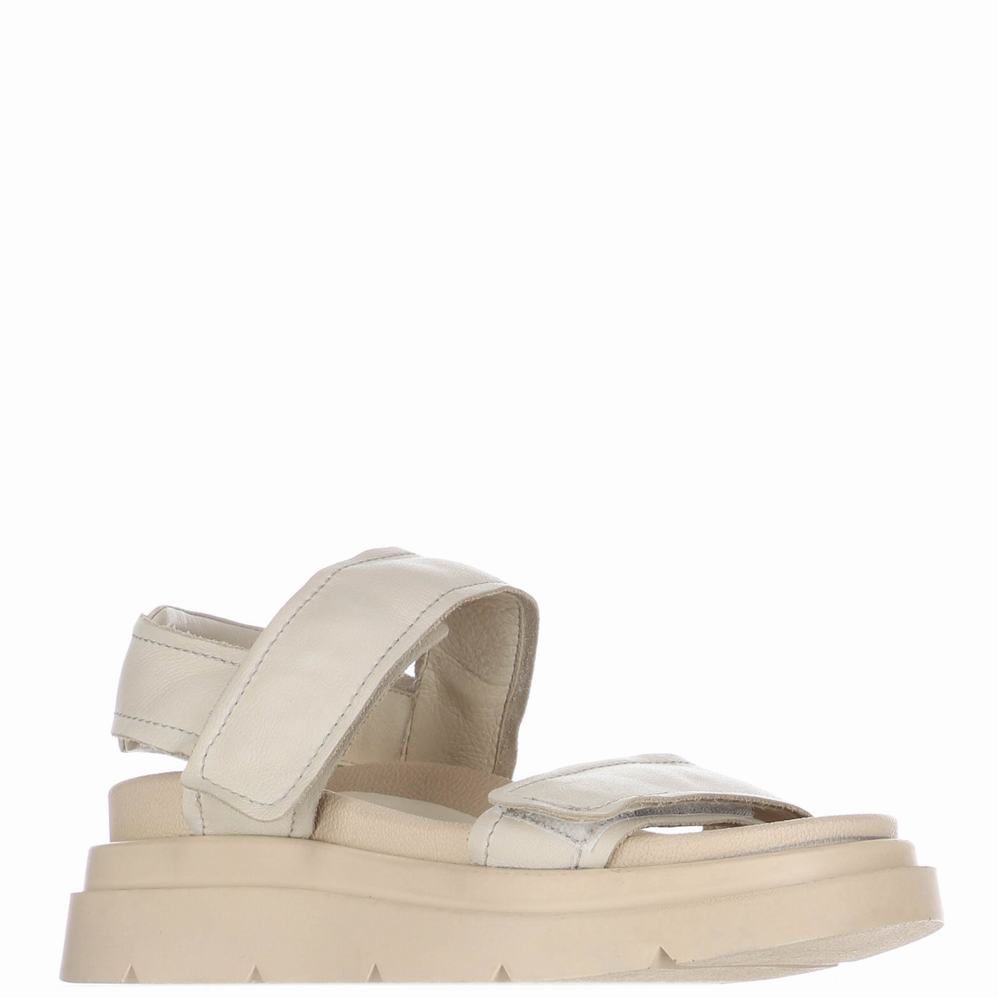 Cream Women's Pajar Stana Sandals | ODB5877RK