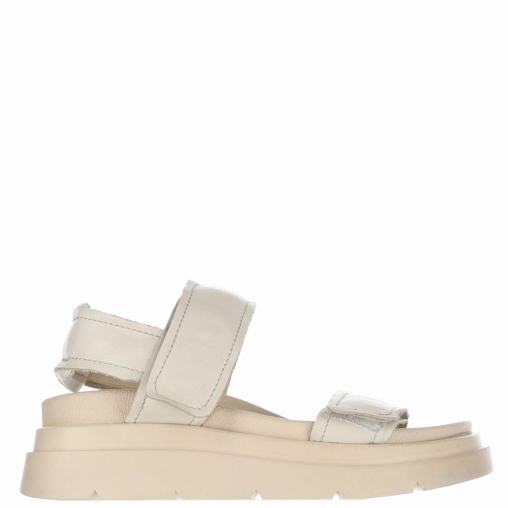 Cream Women\'s Pajar Stana Sandals | ODB5877RK