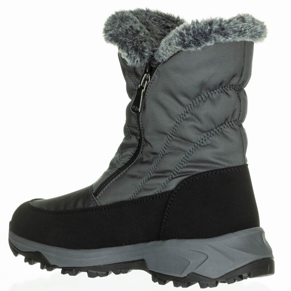 Dark Grey Women's Pajar Tiare Ice Gripper Snow Boots | EWV5467SO