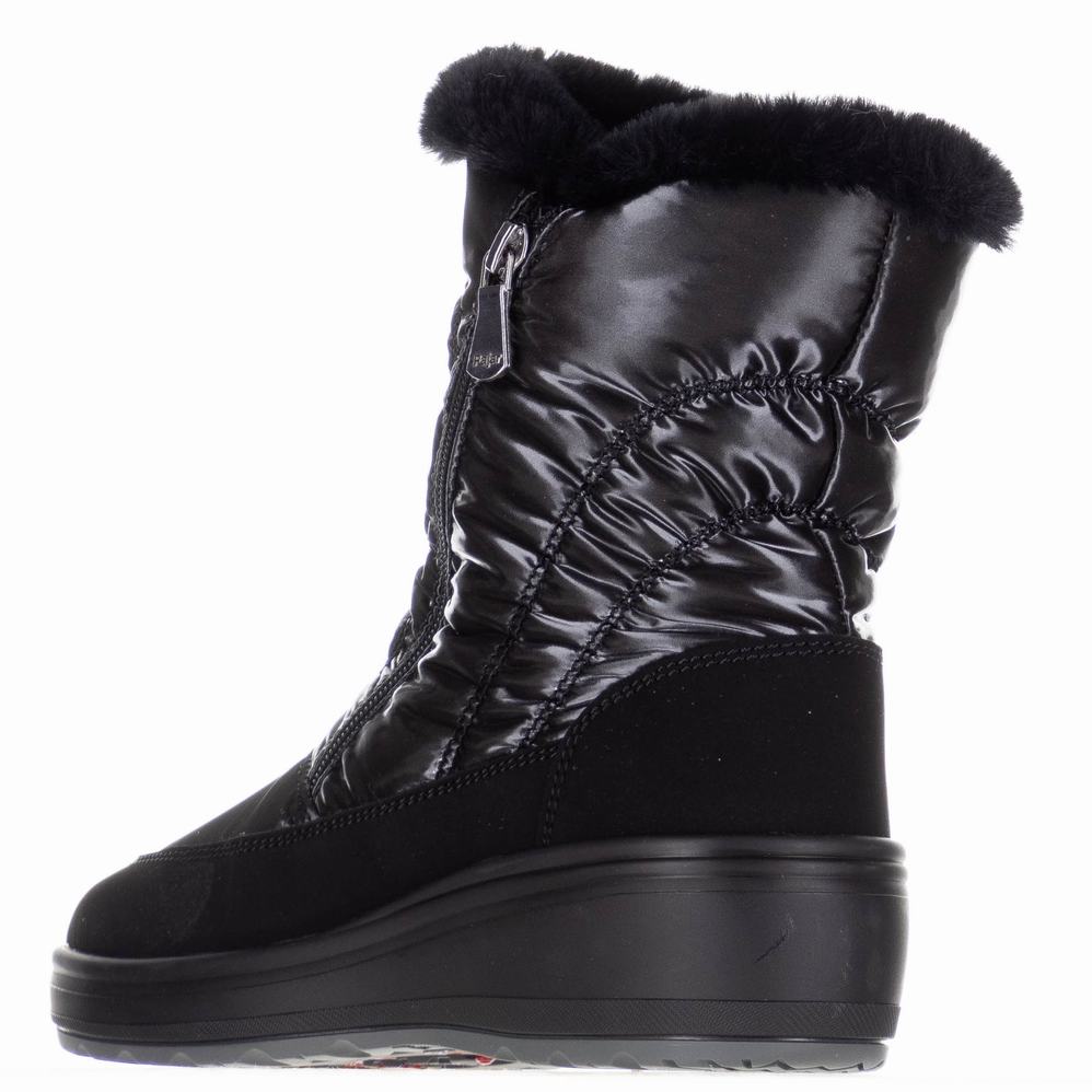 Dark Grey Women's Pajar Veronica 2.0 Ice Gripper Snow Boots | UMS5915TX