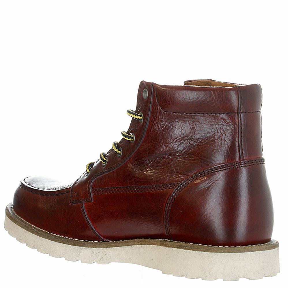 Deep Red Men's Pajar Logger Boots | SVP8218XL