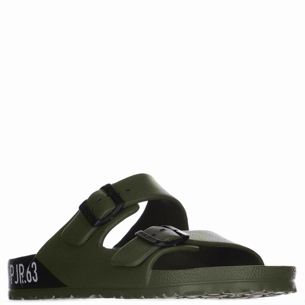 Green Men's Pajar Benji Sandals | WWZ262BA