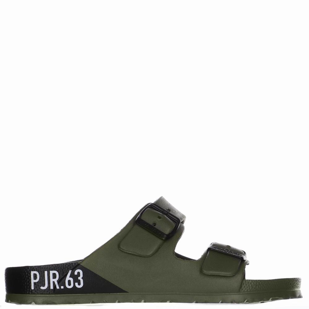 Green Men\'s Pajar Benji Sandals | WWZ262BA